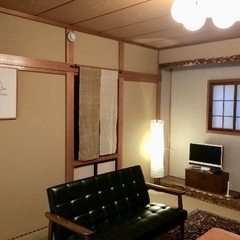 IKEA和紙フロアライト　和紙提灯風の画像