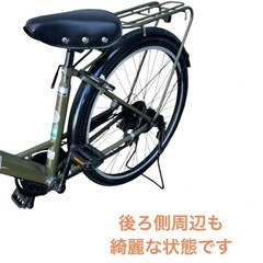 GENTILEZZA 6変速 シティサイクル 自転車 ママチャリ 27.5x1.95 NO.598の画像