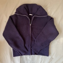 GU ジップニットブルゾン 2点の画像
