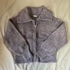 GU ジップニットブルゾン 2点の画像