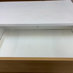 TV台 ホワイト/ナチュラル 幅120cm×奥行37cm×高さ43cm 【ジャングルジャングル岩出店】【B287】和歌山 岩出市 紀の川市 海南市の画像