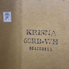 ＼家具＊家電のお店／【ｼﾞｬﾝｸﾞﾙｼﾞｬﾝｸﾞﾙ石川金沢店】ニトリ 食器棚 ホワイト クリスナ 60RB-WH W(幅)59×D(奥行き)51×H(高さ)200cmの画像