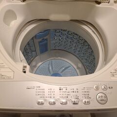 洗濯機(東芝製)/5kg/2019年購入の画像