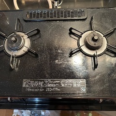 都市ガス用 ガスコンロ 2つ口 の画像