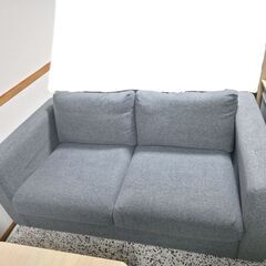 IKEA Vimle 2人掛けソファ グレー色の画像