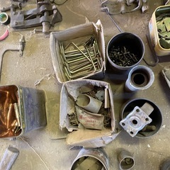 【お譲りの方決まりました】工具　鉄　部品の画像