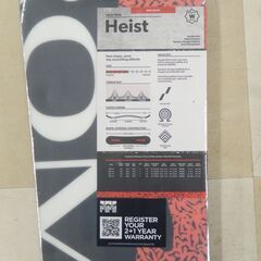 札幌市 清田区 ROME SDS ロームエスディーエス 未使用品 スノーボード板 HEIST 143 2023/2024 ブラック系の画像