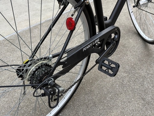 ギア式自転車ブラック