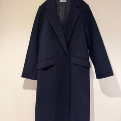 【美品】ナチュラルクチュール ネイビー コートの画像