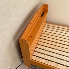 シングルベッド　コンセント、USBポート付き
の画像