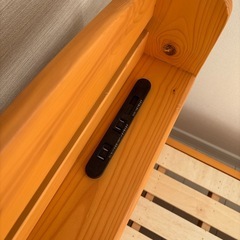 シングルベッド　コンセント、USBポート付き
の画像