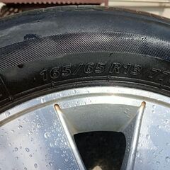 軽自動車タイヤ＋ホイール　165/65/R13の画像