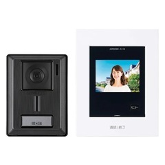 🚪未使用品🚪アイホン インターホン ドアホン テレビドアホン カメラ付き玄関子機 モニター付き親機 わかりやすい画面表示 カメラレンズ調整可能 AC電源直結式 JS-12 NO.7776Ｆの画像