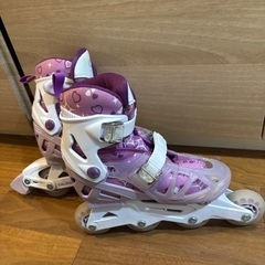 ローラースケート　キッズ　18〜20cm パープルの画像