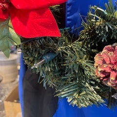 【引き取り限定】中古品　クリスマスリースの画像