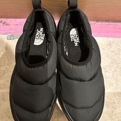 ノースフェイス　The North Face ブラック スリッポン　冬靴　滑り止の画像