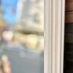 塩川高明堂 鏡 ミラー 全身鏡 姿見 スタンドミラー ウォールミラー 大型 立て掛け 壁掛け 白 ホワイト 木製 アンティーク レトロ 高級 ブランド インテリア 家具 玄関の画像