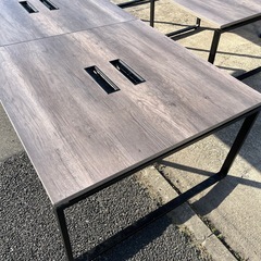 【早い者勝ち❗️】会議テーブル　机　オフィス家具　事務用品　テーブル【同じの2台あ】【240.5×120×72】の画像