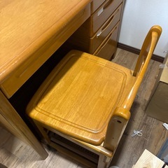 子供用　学習机　椅子　セットの画像