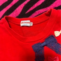 ミキハウス スカート ワンピース 子供服の画像