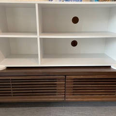 【テレビ台】【白】クリーニング済み【管理番号1122】野の画像