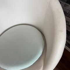 IKEA 回転チェア　白椅子　スクルーヴスタの画像