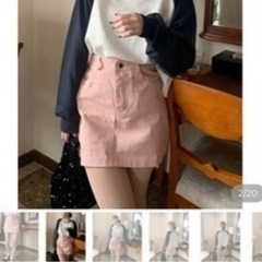 【11/23ライオンズ広場フリマ出品対象】新品✨nugu(canie) ピンクミニスカート🎀の画像