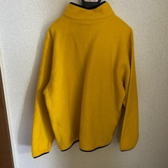 新品　未使用品‼️男性用　フリース　黄色🟡の画像