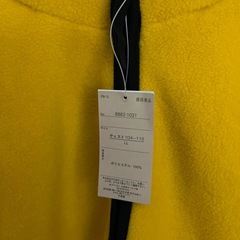 新品　未使用品‼️男性用　フリース　黄色🟡の画像