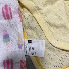 ユニクロ　メッシュ　肌着　80㎝　美品の画像