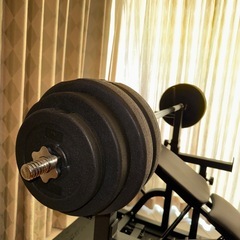 バーベル ダンベル ベンチ バーベルラックの画像