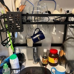 シンク上水切りラック　幅64.5cmの画像