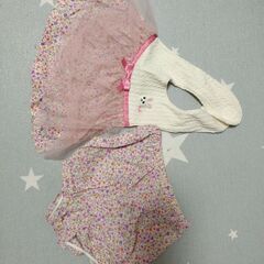 【未使用】ミキハウス、スタイ＆ショートパンツの画像