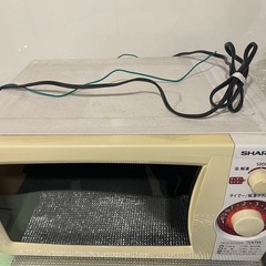 電子レンジ シャープ製 動作確認済みの画像