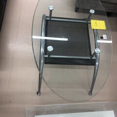 【ジャングルジャングル和歌山店】【Wa3333】ガラスﾛｰﾃｰﾌﾞﾙ　リユースショップ リサイクルショップ 中古家具 中古家電 中古自転車 古着 冷蔵庫の画像