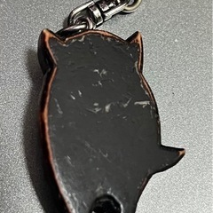アイヌ 木彫り 狼 ホロケウ キーホルダーの画像