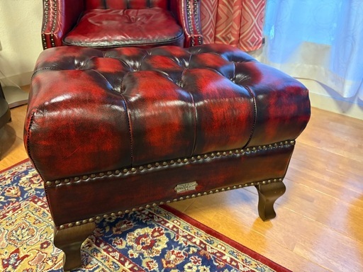 Chesterfield Chair + ottoman
