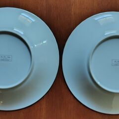 TONO CHINA 東農  陶器 金彩 プレート皿 ２枚セットの画像