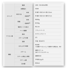 パナソニック　衣類スチーマー　NI-FS470の画像
