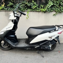 アドレス125 dt11a 美車 実働車自賠責たっぷり令和12年4月まで スクリーン付　ウーバー、通勤通学に スマホホルダー付の画像