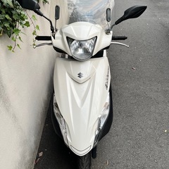 アドレス125 dt11a 美車 実働車自賠責たっぷり令和12年4月まで スクリーン付　ウーバー、通勤通学に スマホホルダー付の画像