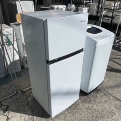 【リサイクルサービス八光】2022年製　ハイセンス　ハイセンス 【右開き】120L 2ドア冷蔵庫 E angle SELECT ホワイト HRB12E2Wの画像