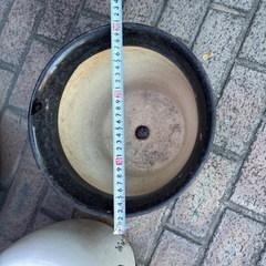 【火鉢セット】味わい深い陶器4点まとめ売り（めだか鉢、金魚鉢）の画像