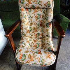 【JM892】高座椅子 ハイバックチェア リクライニングチェア ひじ掛け付き アームチェア 椅子の画像