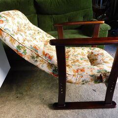 【JM892】高座椅子 ハイバックチェア リクライニングチェア ひじ掛け付き アームチェア 椅子の画像