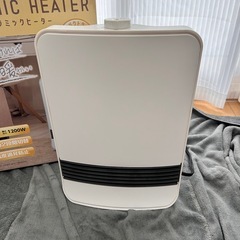 値下げしました！山善 YAMAZEN  セラミックヒーター  速暖 転倒オフスイッチ 美品  動作確認済みの画像