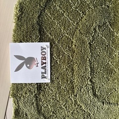 新品　大判マット　モスグリーン色の画像