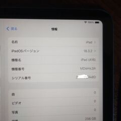 iPad(A16) 第11世代 256GB WiFiモデル ブルーの画像