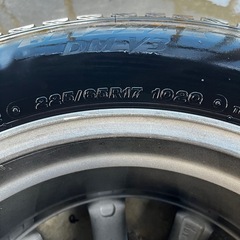【美品 】 レクサス純正アルミホイール付きスタッドレスタイヤ 225/65R17の画像