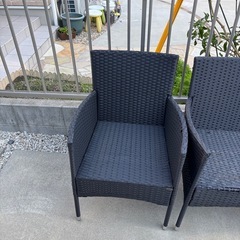 あげます ラタン調イスの画像